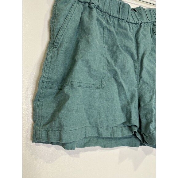 J.Crew Linen Blend Shorts Women's Medium 3" Inseam Summer Comfort - Picture 2 of 8